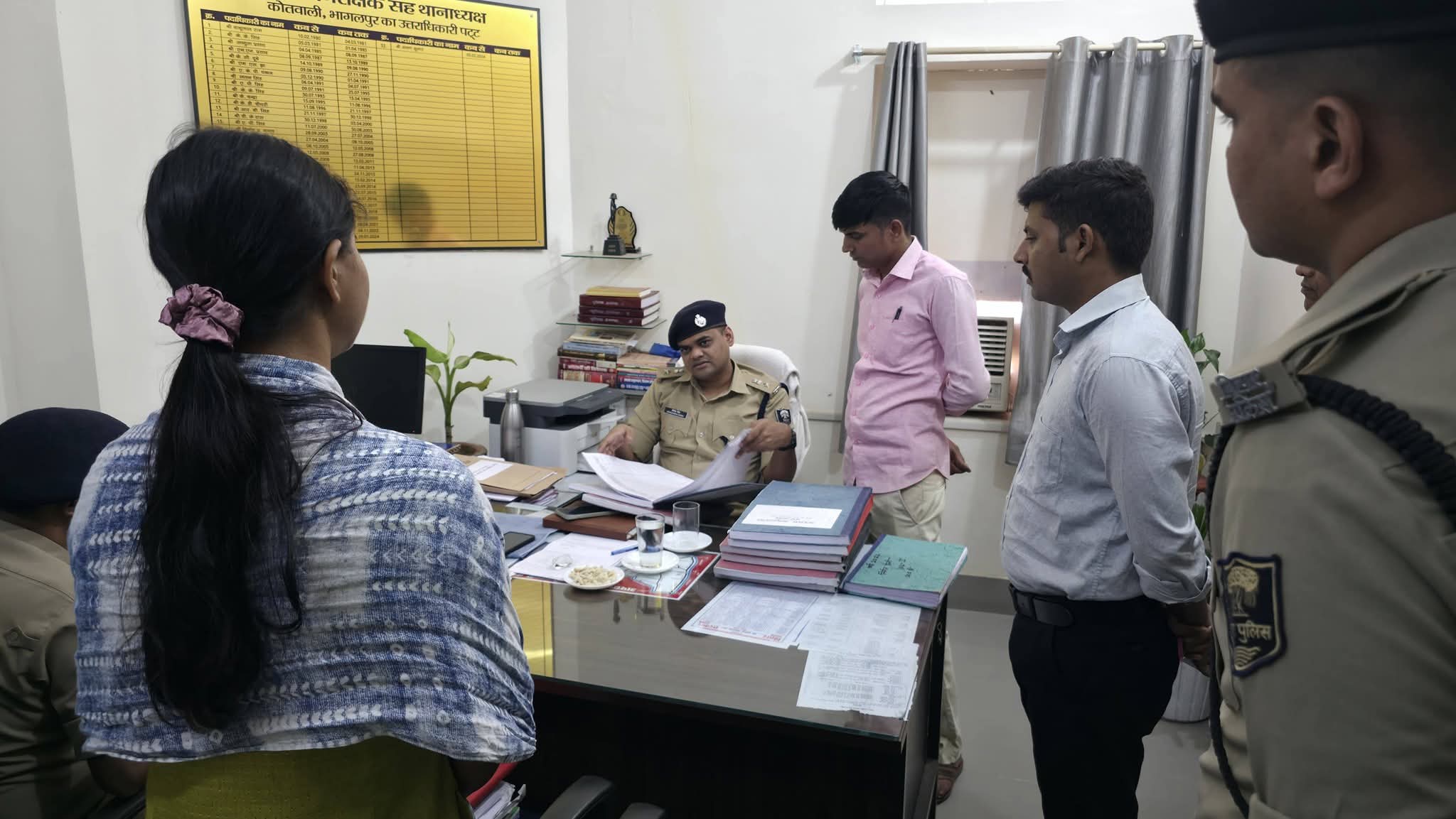 SP (नगर) का एक्शन मोड: कोतवाली थाना में लंबित मामलों की समीक्षा