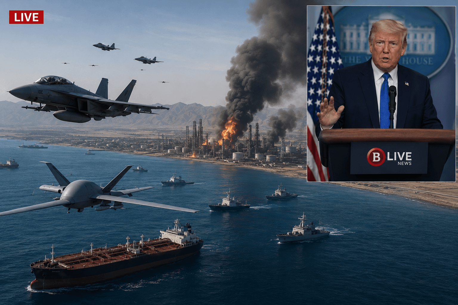 US ने फिर किया Iran पर हमला, Strait of Hormuz को लेकर बढ़ा तनाव; Trump ने समझौते से किया इनकार