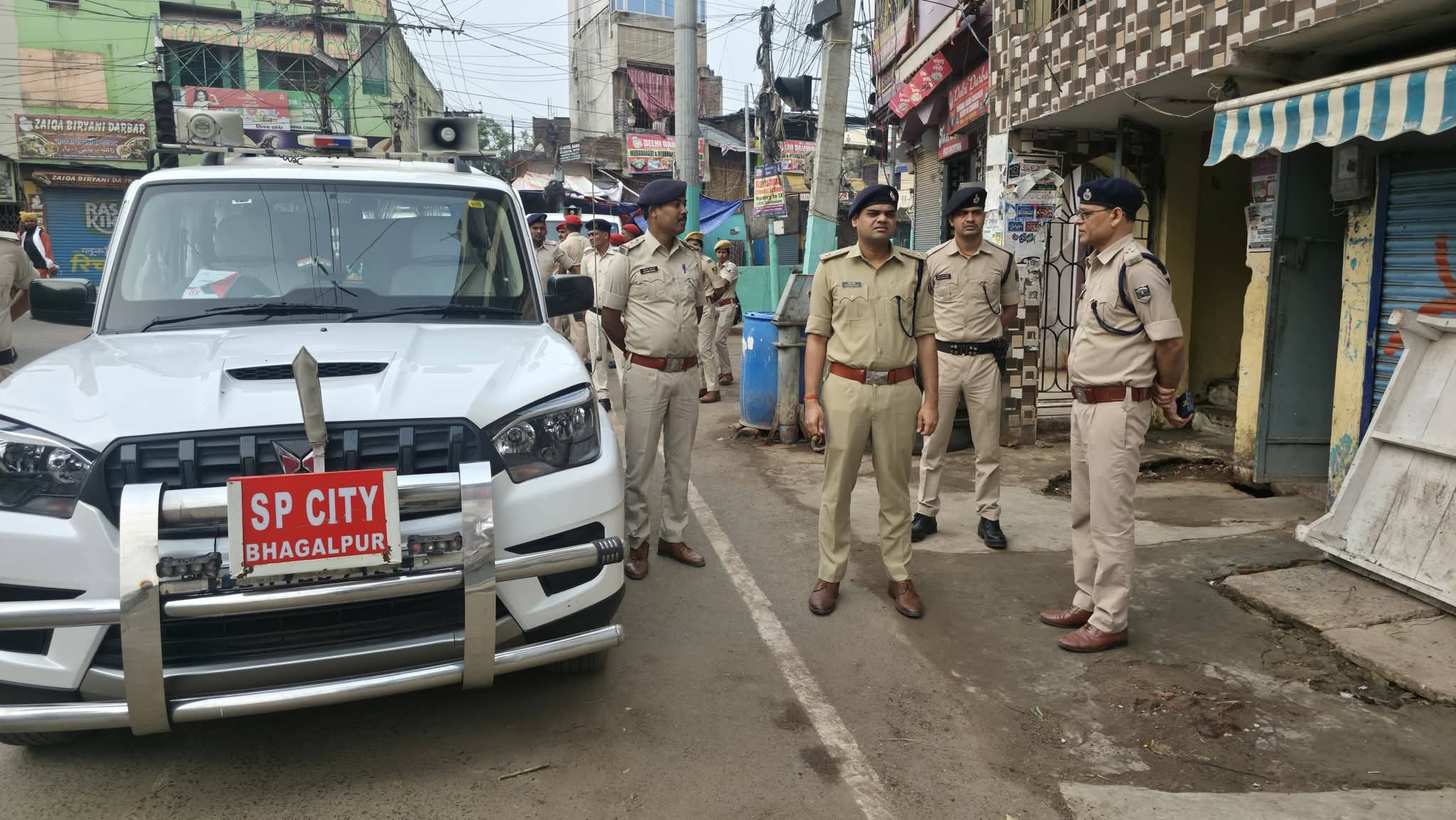 भागलपुर में ईद-उल-अजहा को लेकर सुरक्षा व्यवस्था सख्त, SP City ने किया विभिन्न क्षेत्रों का निरीक्षण