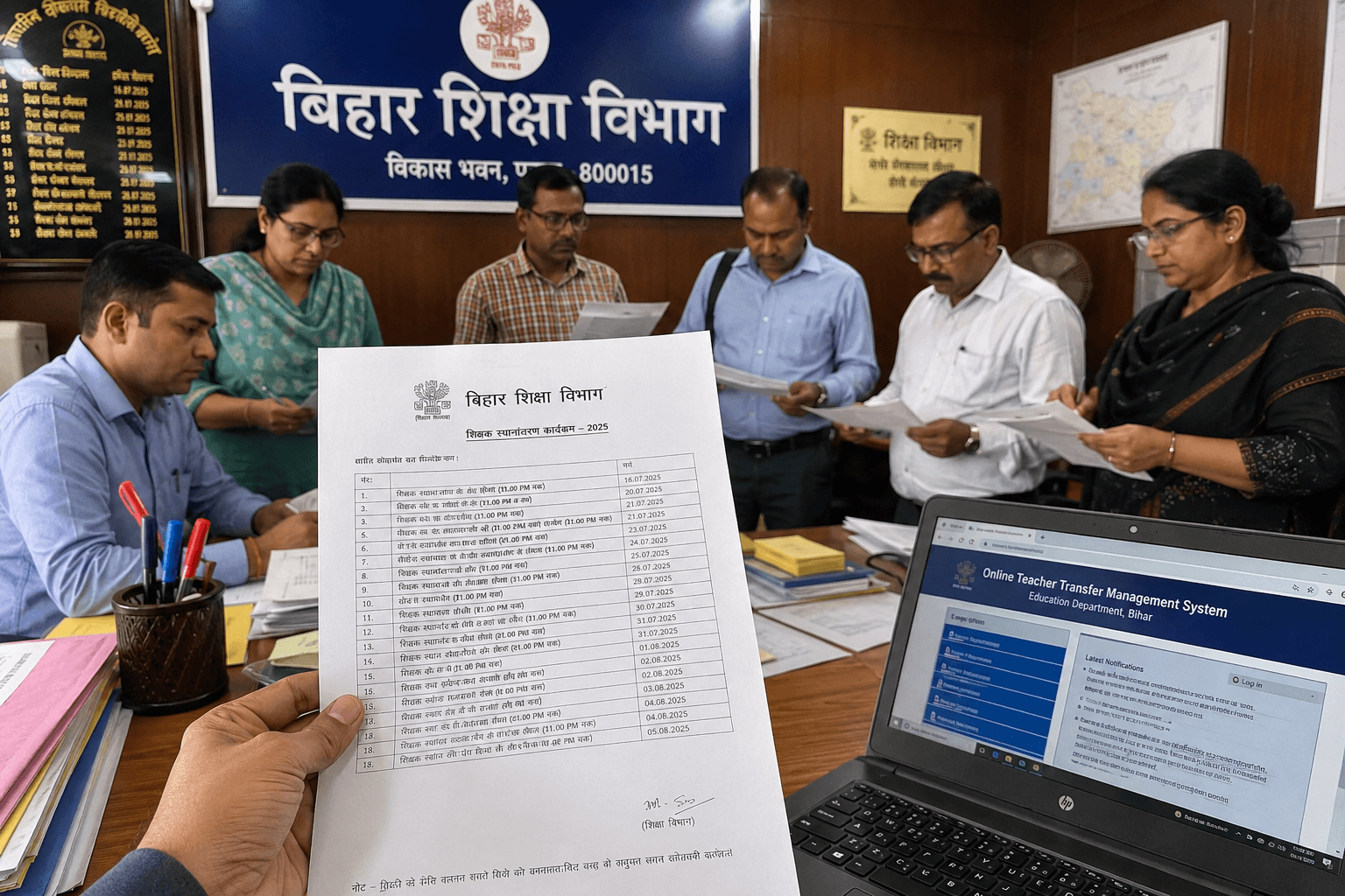 बिहार शिक्षक स्थानांतरण प्रक्रिया का शेड्यूल जारी, 29 जुलाई से आवेदन शुरू